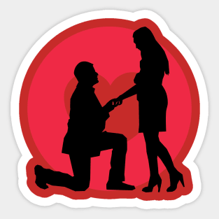 Love Couple Sticker